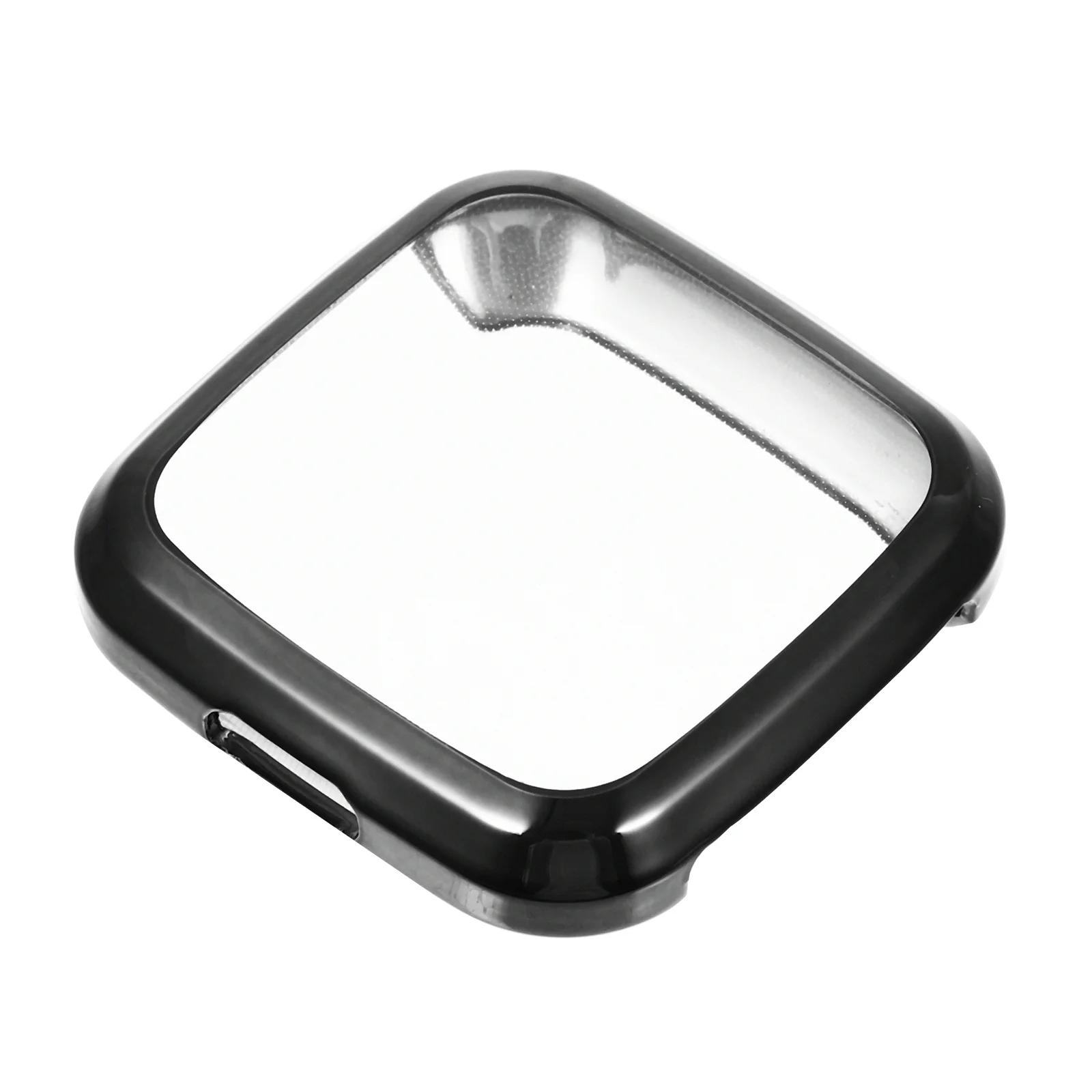 Elegante cubierta protectora del marco del reloj Material de Tpu a prueba de golpes y configuración de complemento para gris