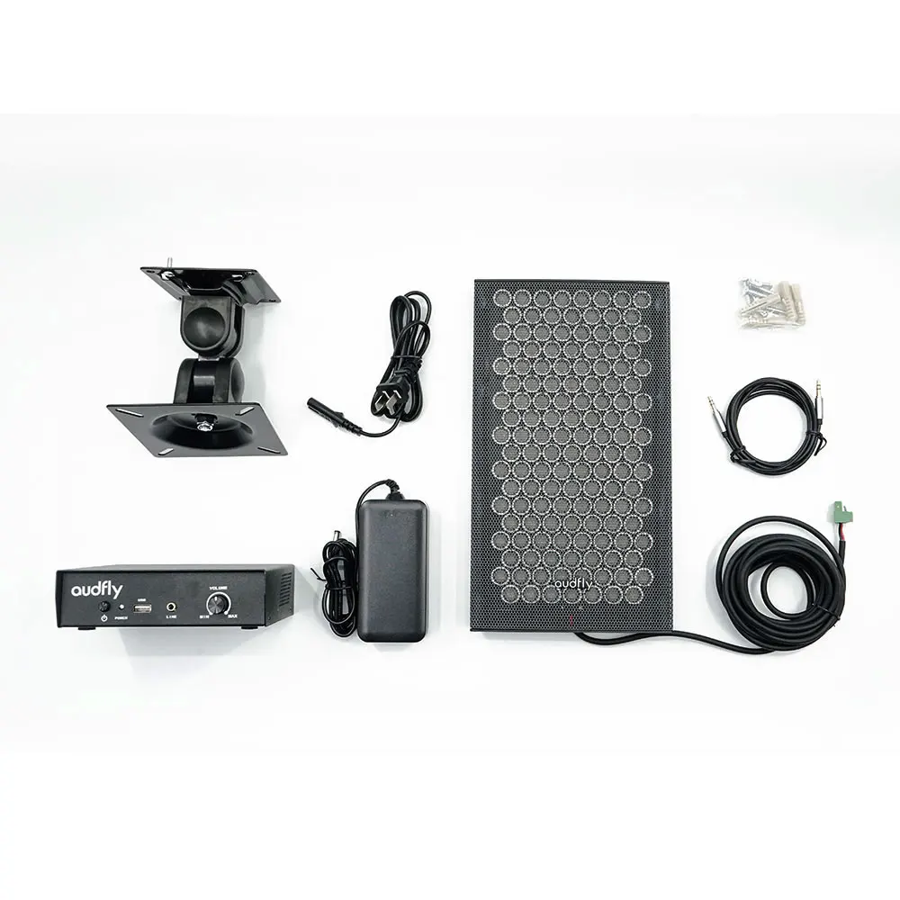 

Audfly B2 20kHz Directional Sound Emission Technology Wall Mounted Focused Audio Panel Directional Sound Speaker for museum