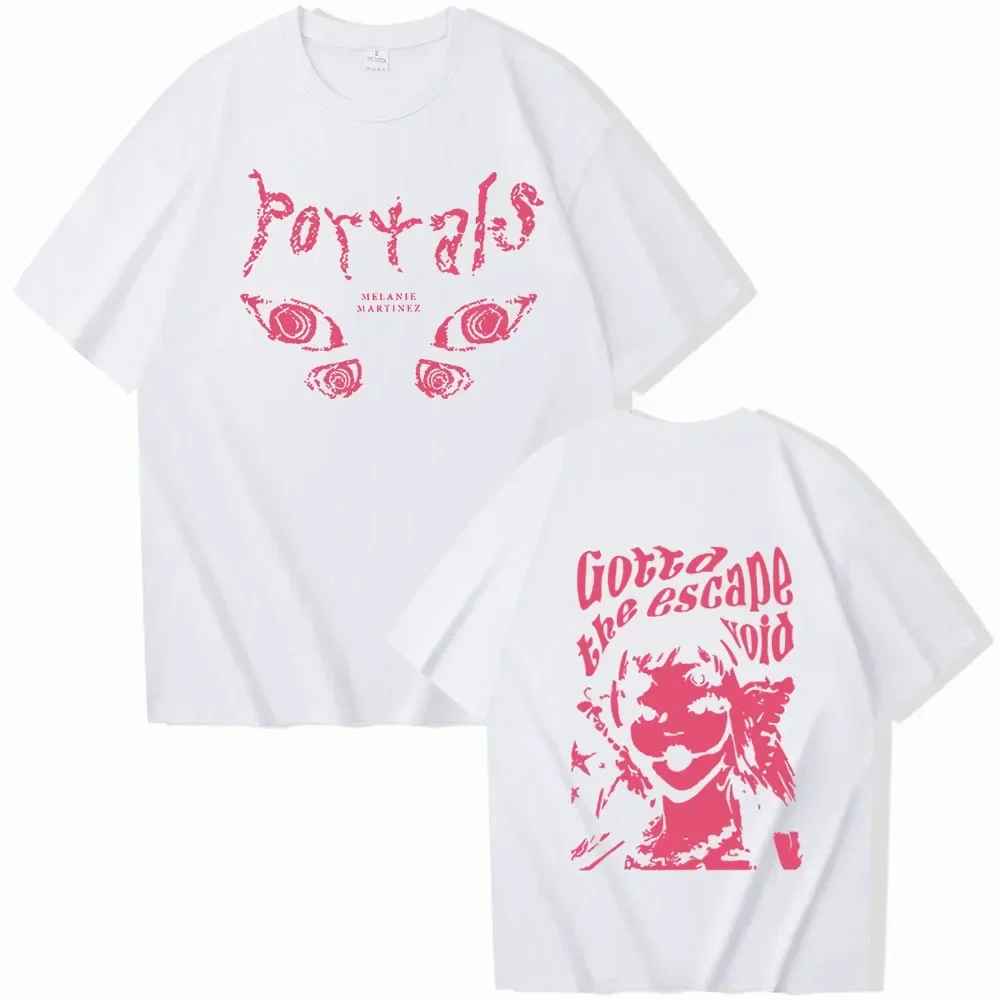 2026 New Casual Tees Unisex Short Sleeve Clothes Summer T Shirts Melanie Martinez Portals Print T-Shirts