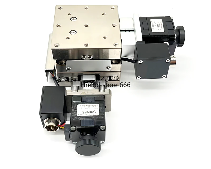 XY axis electric displacement slide table 28 stepper motor