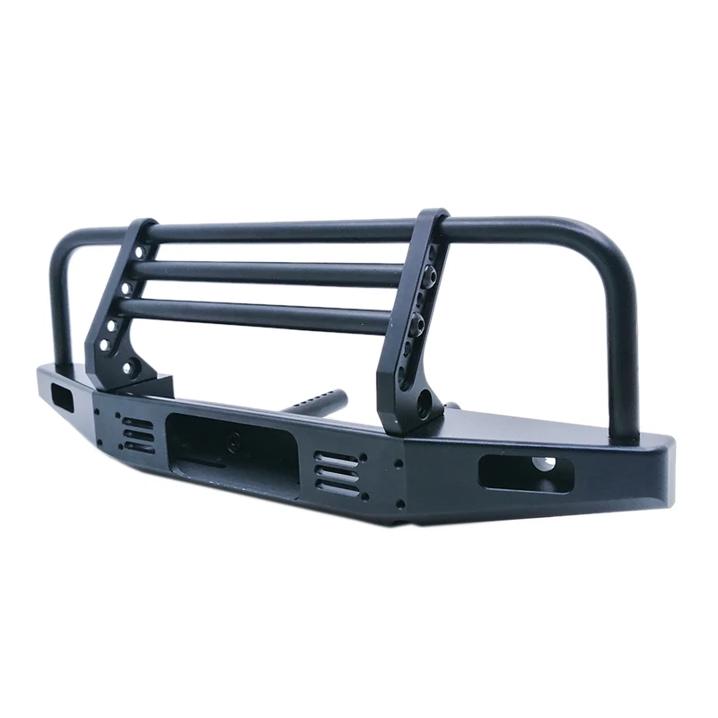 المصد الأمامي Lo-ok لـ TRX4 SCX10 II 90046 90047 المصد الأمامي المعدني 1/10 RC مركبة مجنزرة TRX4