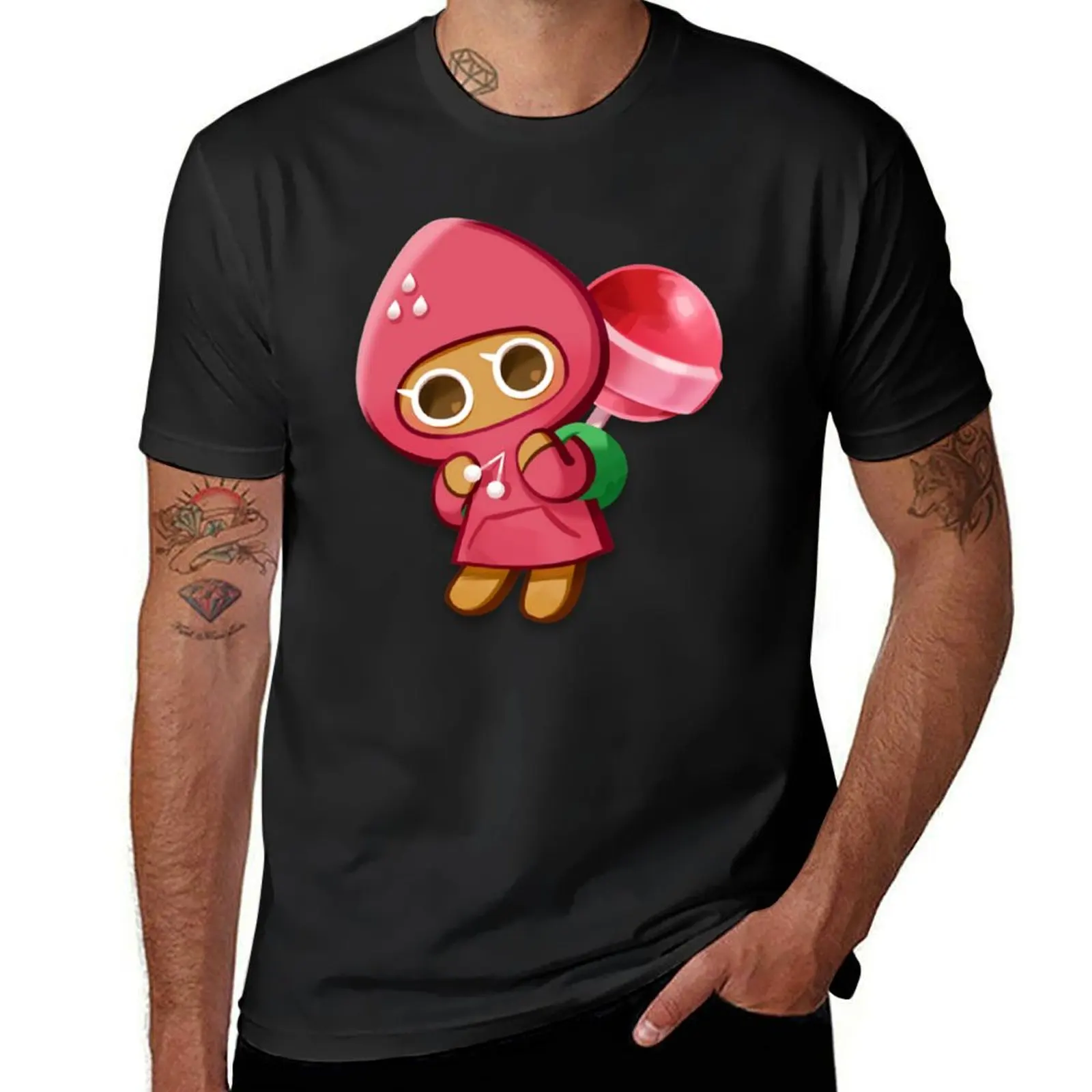 

Strawberry Cookie! Kingdom of Cookie Run T-Shirt cute clothes sweat Short sleeve tee anime Men's t-shirt