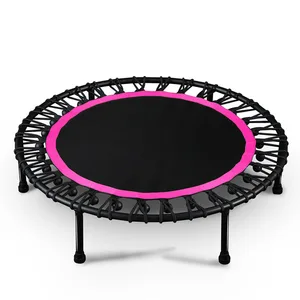 Silencioso Mini Fitness Trampolim, Bungee Rebounder, Cardio Training, Jumping Workout Equipment, Carga Máxima 330LBS, 40 10 principais vendas salto trampolim - №9