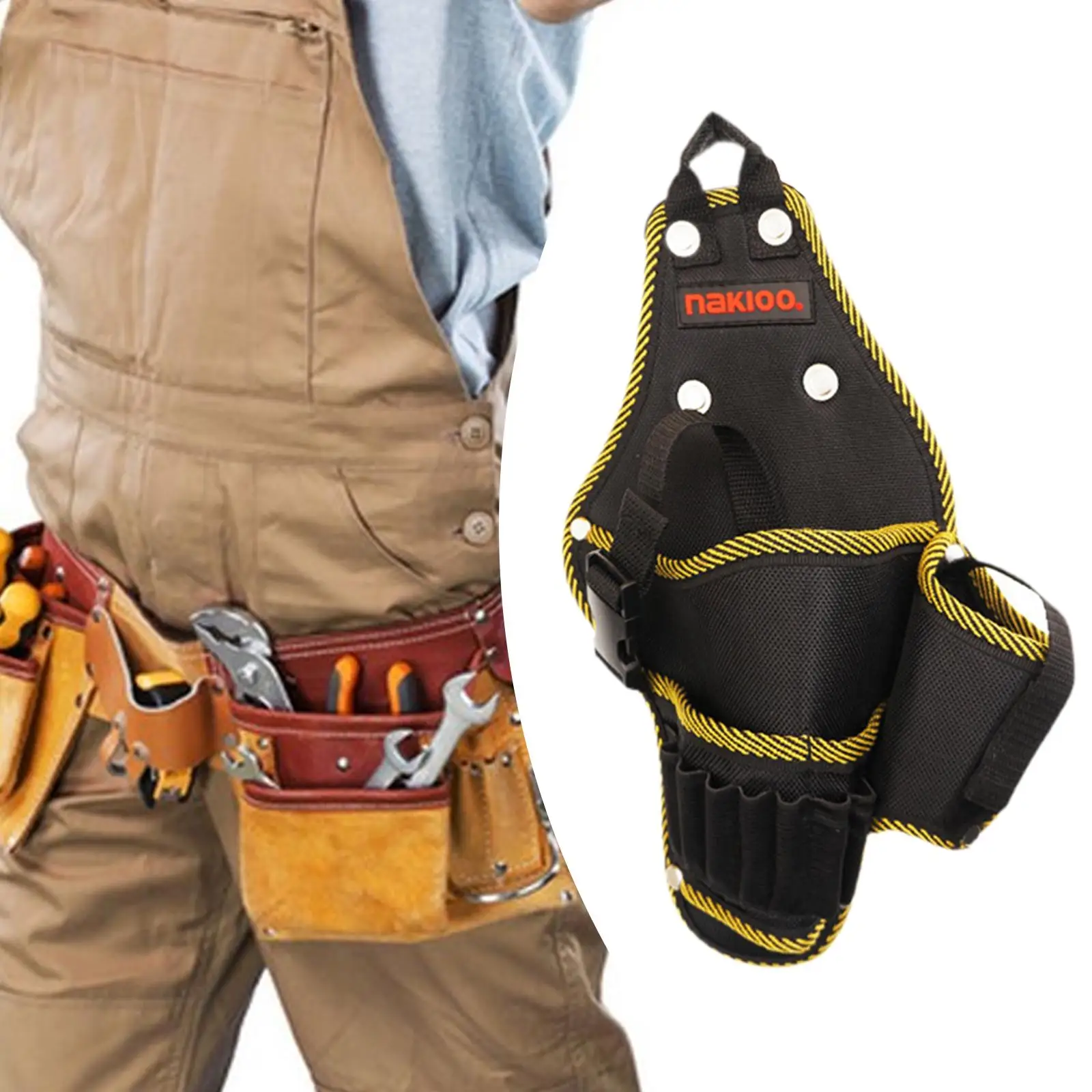 Drill Bag Convenient Multi Purpose Drill Holder Handyman Carpenter Home DIY