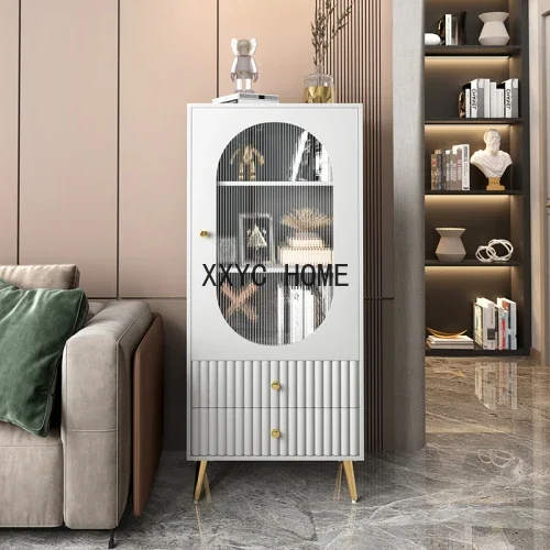 Combined Bookcase Modern Simple Small Apartment Home Living Room Study Locker Storage Display Cabinet