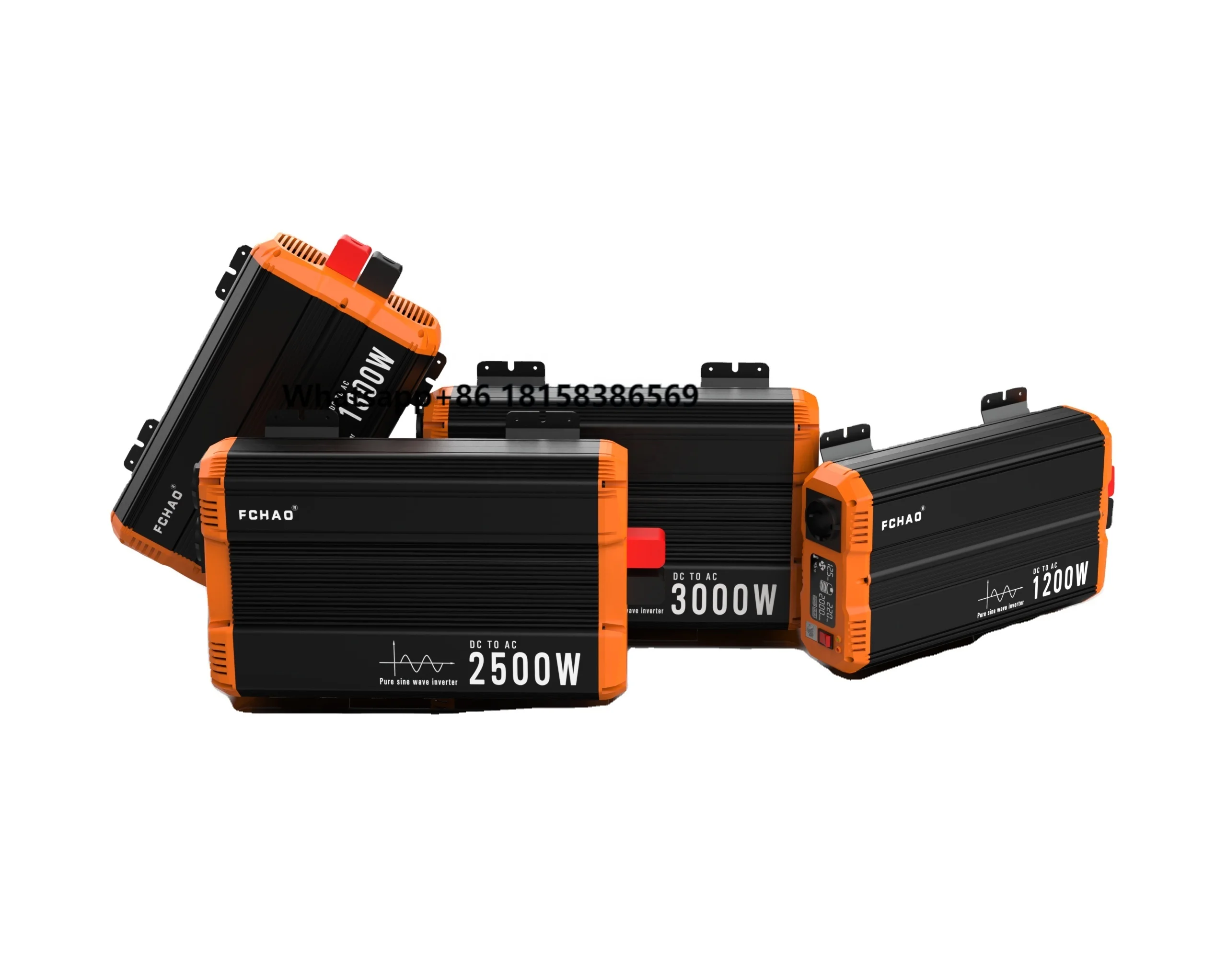

Car Inverter 12V Pure Sine Wave 24V Converter 1200w 1800w 2500w 3000w Car Power Inverter for Home