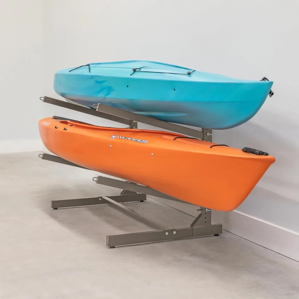 

Freestanding G-Watersport Kayak and Outdoor Storage Rack, Heavy Duty Adjustable Weatherproof Stand