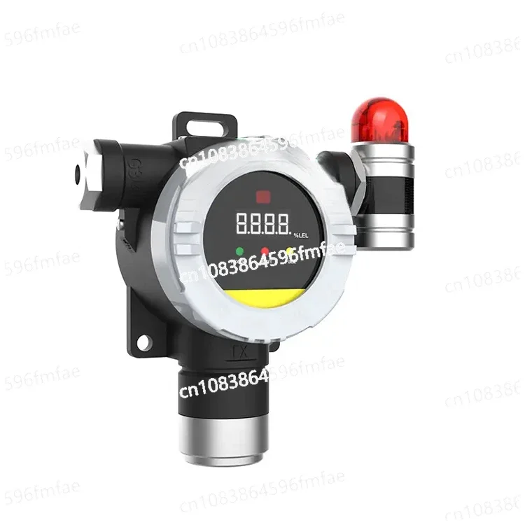 Fixed Wall Mounted Electronic Gas Sensor Tester Infrared NO2 LPG C2H4 Ethylene Nitrogen Refrigerant Gas Leak Detector