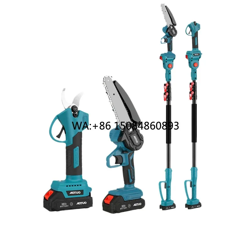 Self-propelled telescopic Hedge Trimmer, adjustable long range design for large garden farm shrub maintenance