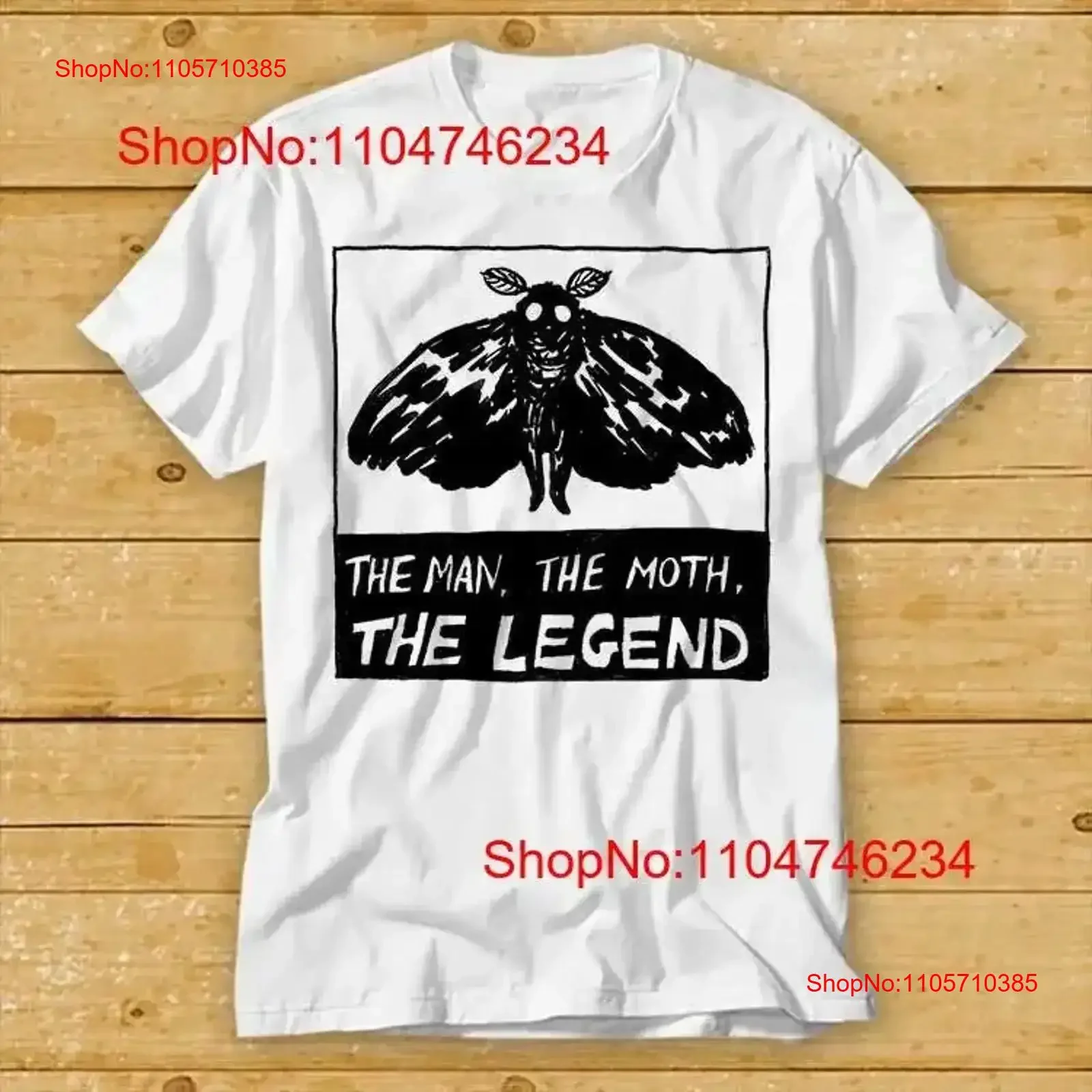 Mothman The Man Moth Legend T Shirt Movie Retro Vintage Music 2375 Washed Stylish Soft designer clothes Casual vintage Washed