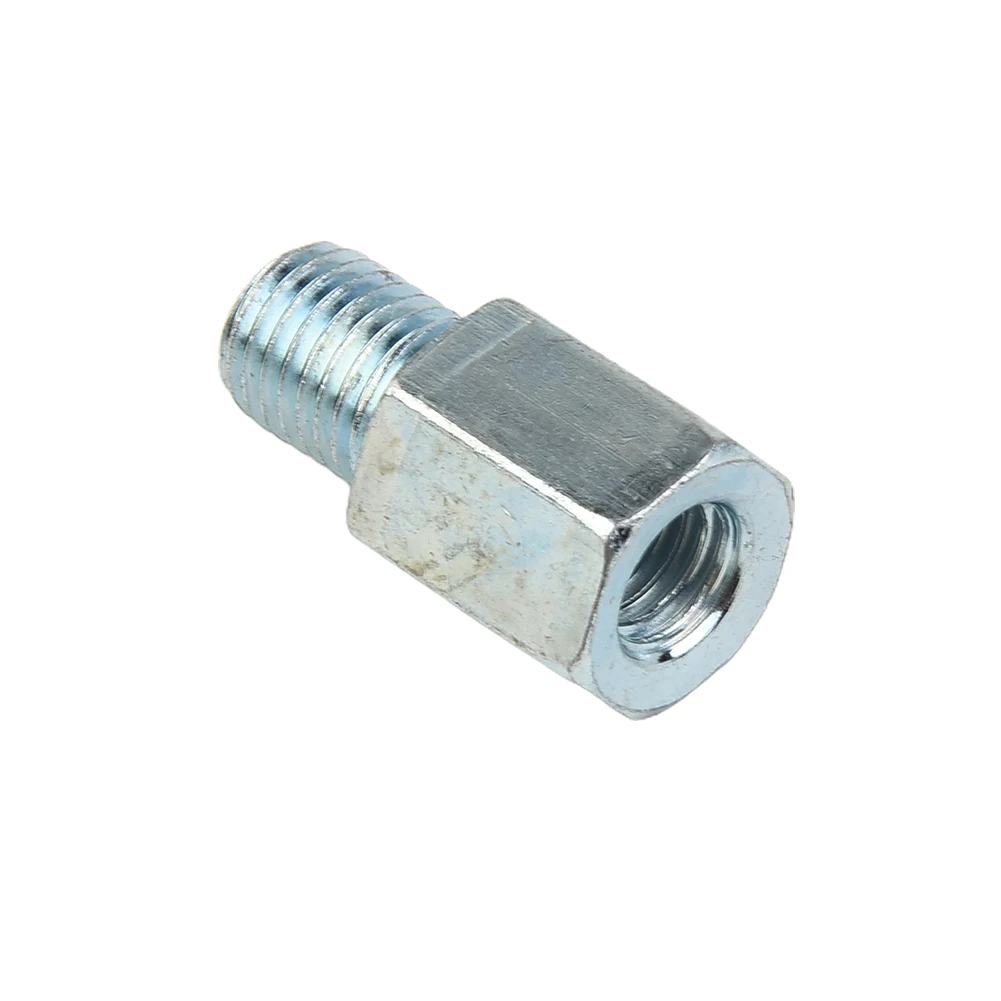 2pcs Motorcycle Electric Car Rearview Mirror Conversion Screw 8mm To 10mm Chrome Adapters Rear View Mirror Screws
