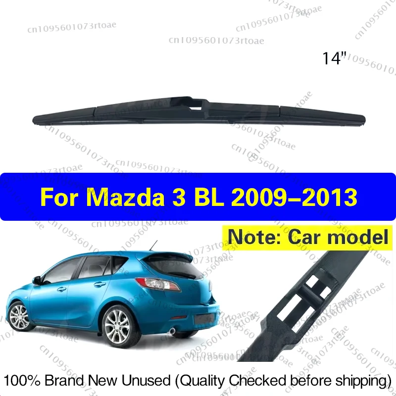 

14" Rear Windshield Wiper Blade For Mazda 3 BL 2009-2013 Windscreen Clean Tailgate Window Rain Brush Car Accessories 2010 2012