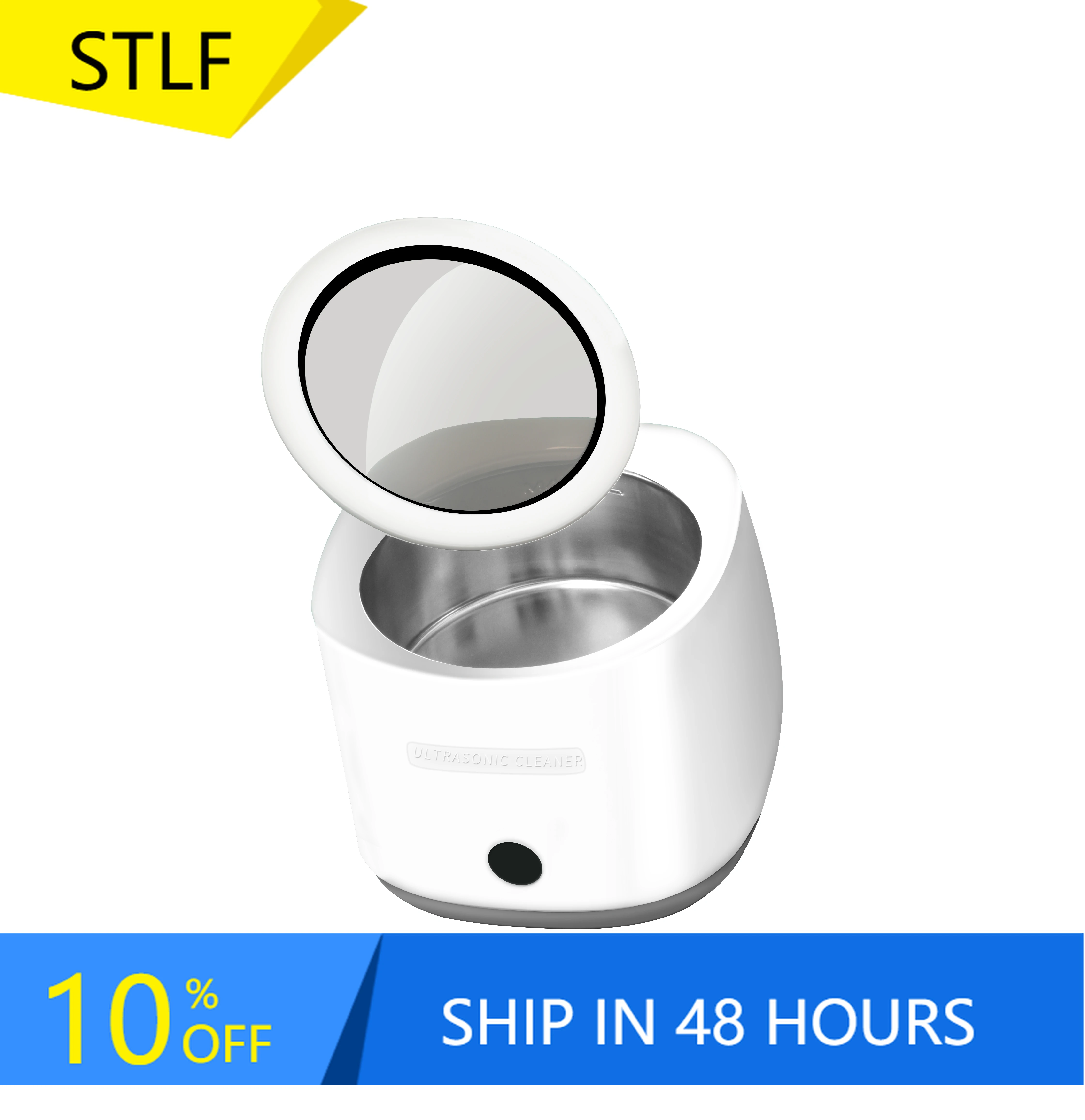

STLF New 25W Portable Ultrasonic Cleaner Jewelry Dentures Use Super Strong Cleaning Effect Low Noise Electric Power