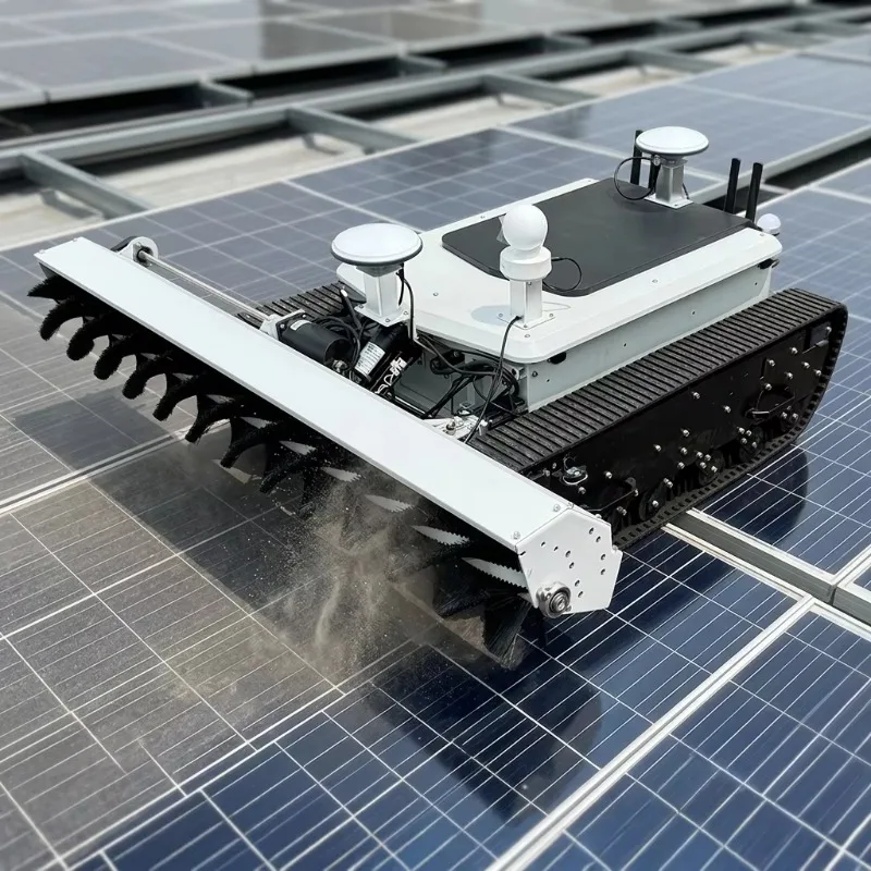 Customized EPA Standard Remote Control Solar Cleaner Robot For Commercial Rooftop PV