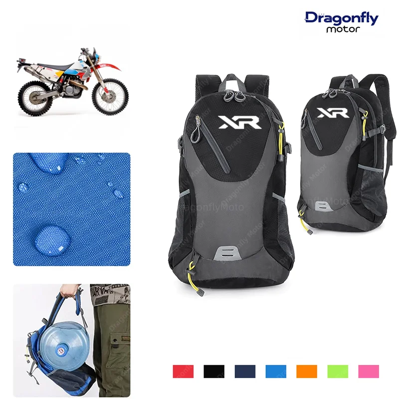 For Honda XR230MOTARD XR 230 250 400 125 2005-2012 40L Large Capacity Waterproof Backpack Men/Women Ideal Hiking Cycling Travel