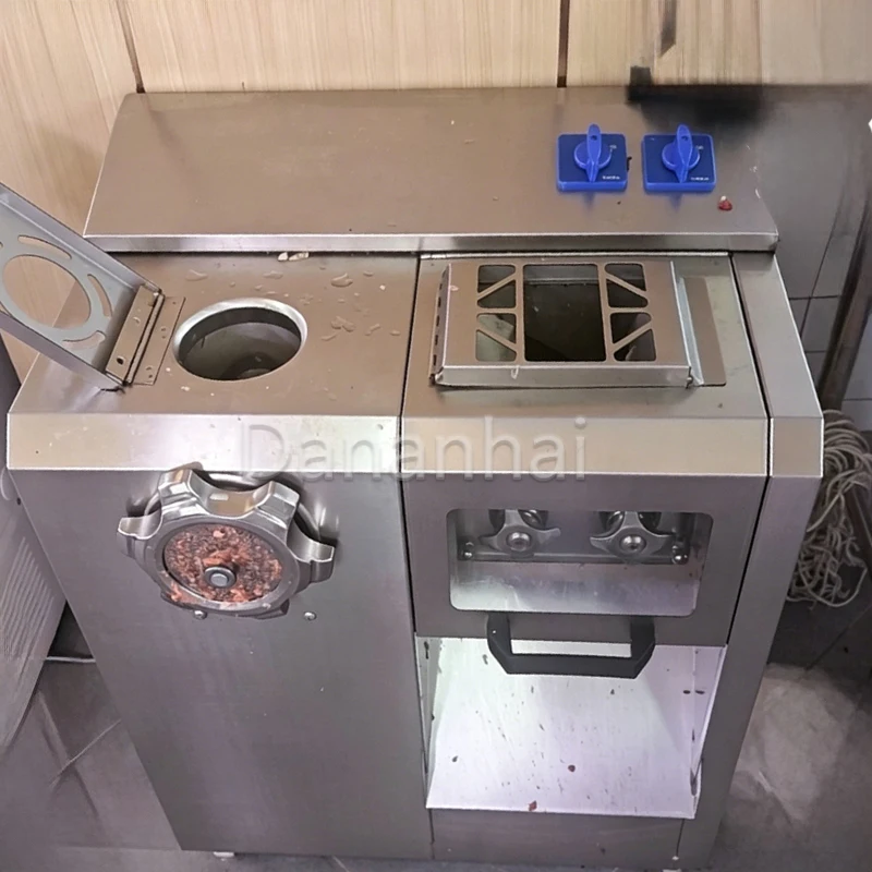 

Electric Meat Grinder Commercial Stainless Steel Sausage Filling Machine for Fresh Meat Beef Chicken Cutting