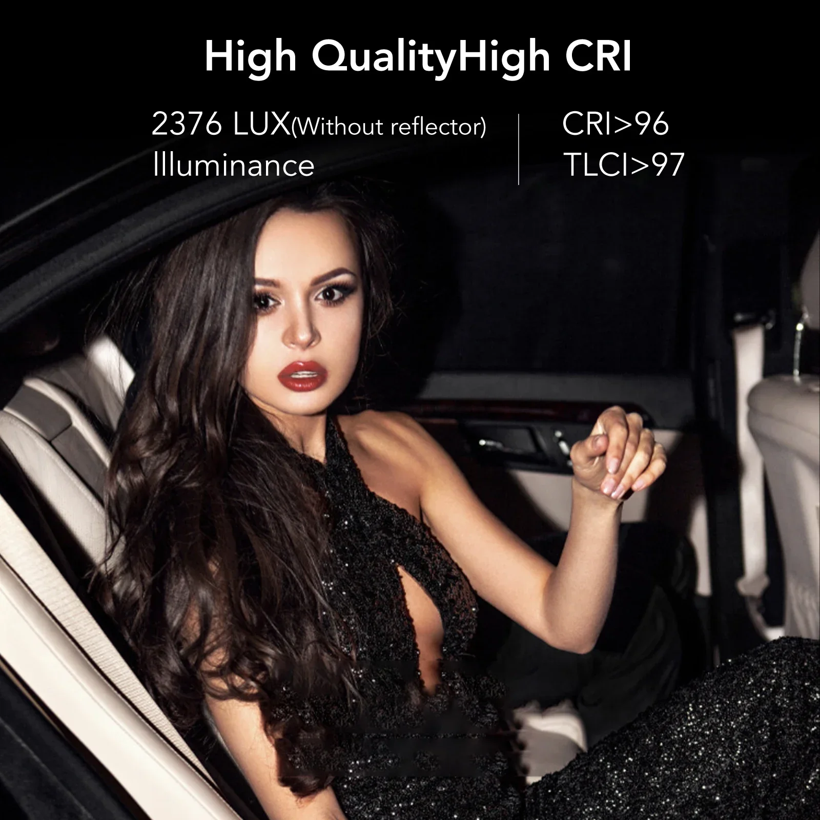 M60 Handle Photo Studio Light COB Bi-Color CCT 2500-8500K CRI≥95 TLCI≥97 With diffuser LED Video Lights Vlog Shoot Fill Lighting