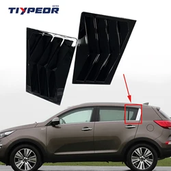 Car Window Trims Decoration For Kia Sportage 2011- 2014 2012 2013 Accessories Auto Style Kit Window Louver Shutter Protect