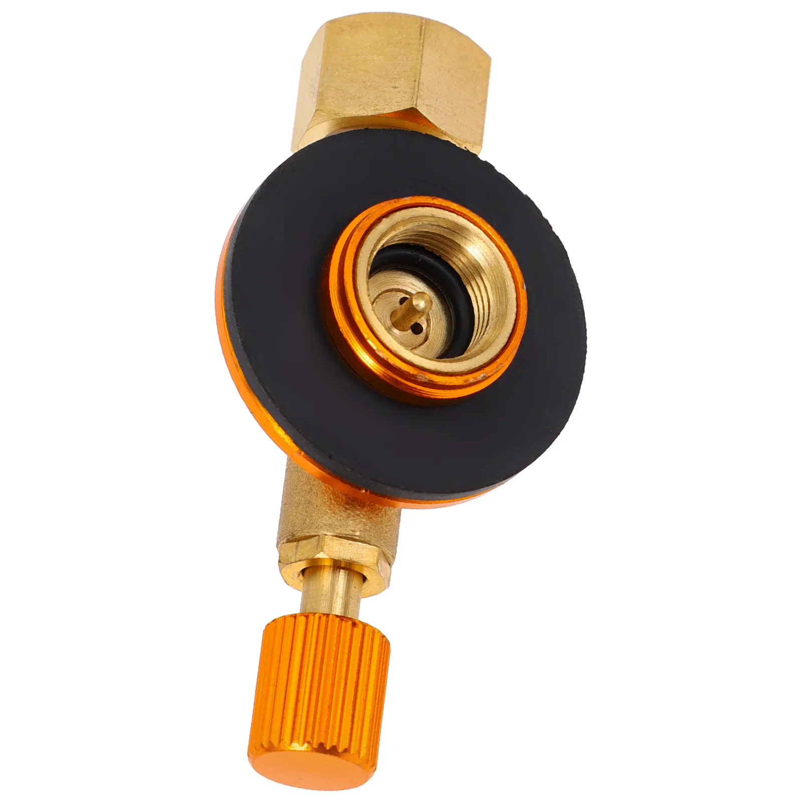 

11Mm Hole Gas Canister Valve Adapter Flat Gas Tank Outdoor Stove Refill Adapter Camping Equipment Outdoor Cooking Accessory