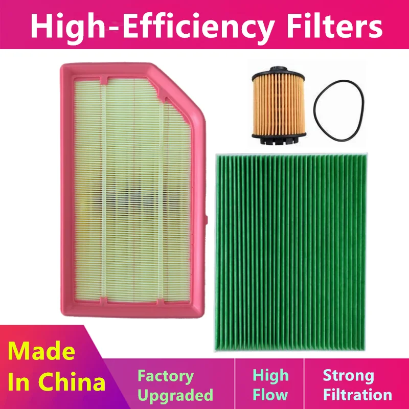 

3pcs/Filter Set For Lynk & Co 03 Em-F Phev 03+/2020 2021 2022 2023/Oil, Air Cabin Filter/Auto Parts