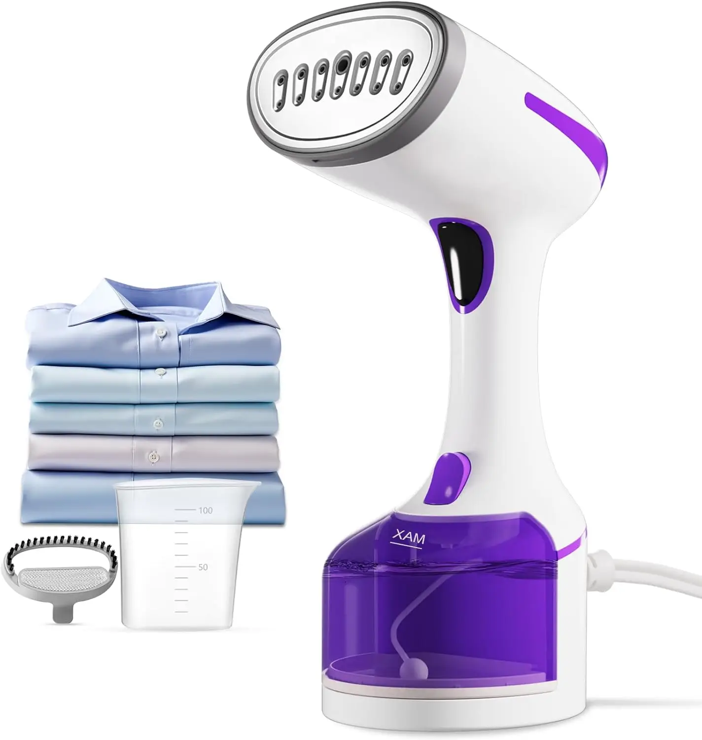 

Отпариватель для одежды 1500 Вт, портативный ручной отпариватель для одежды с быстрым нагревом 20S, средство для удаления морщин на ткани 2 в 1 с тканью