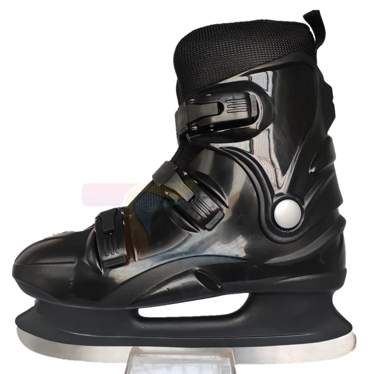 

Factory price black rental figure hockey ice skates shoes for kids and adults for ice rink