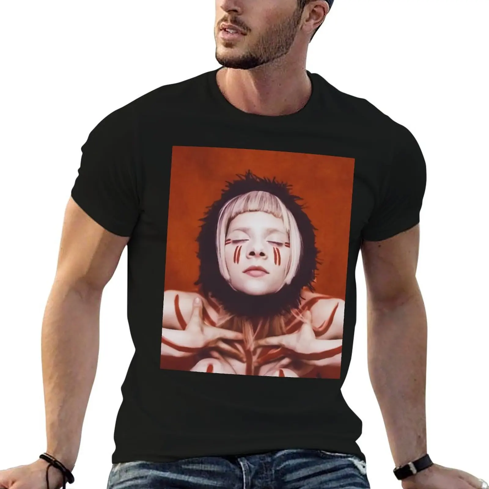 

Aurora Album Cover Poster T-Shirt animal prinfor boys sports fans funny costumes Funny t-shirt men clothings