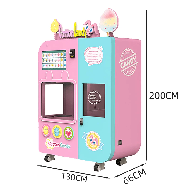 Automatische neue automatische Zuckerwatte-Automaten elektrische Zuckerwatte-Maschine kommerzielle Zuckerwatte-Zuckerwatte-Maschine