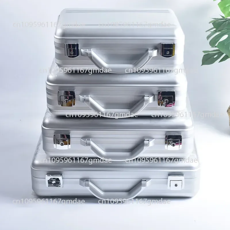 Portable Storage Box Aluminum Alloy Box Computer Box Instrument Equipment Sample Toolbox Display