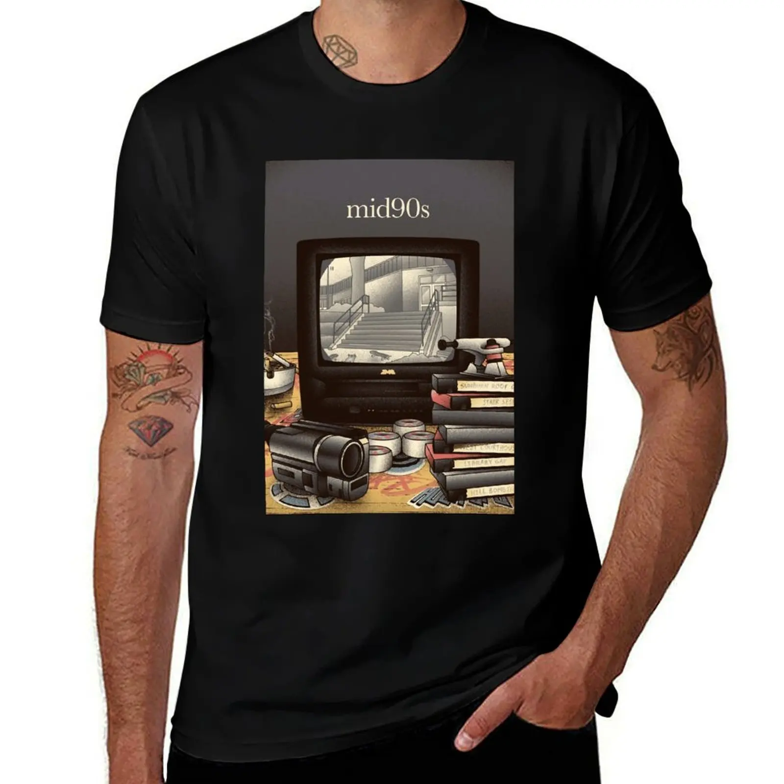 mid90s poster art Poster T-Shirt Soft Durable Cotton T-Shirt