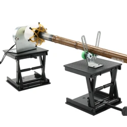 Fishing Rod Winding Machine Support Stand Adjustable Screws Fishing Rod Epoxy Applicator Holder Rod Repair Stand 24BD