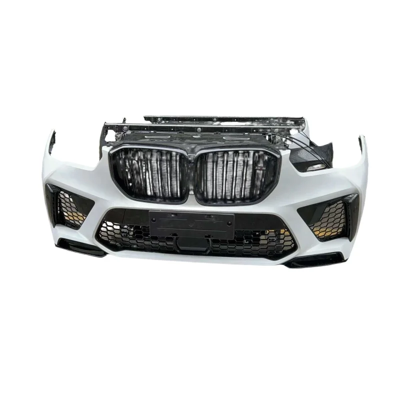 High Quality Chrome Front Rear Bumper Exhaust Cut-Outs Clips Easy Installation For BMW F95 X5M Auto Bodykit Upgrade Replacement