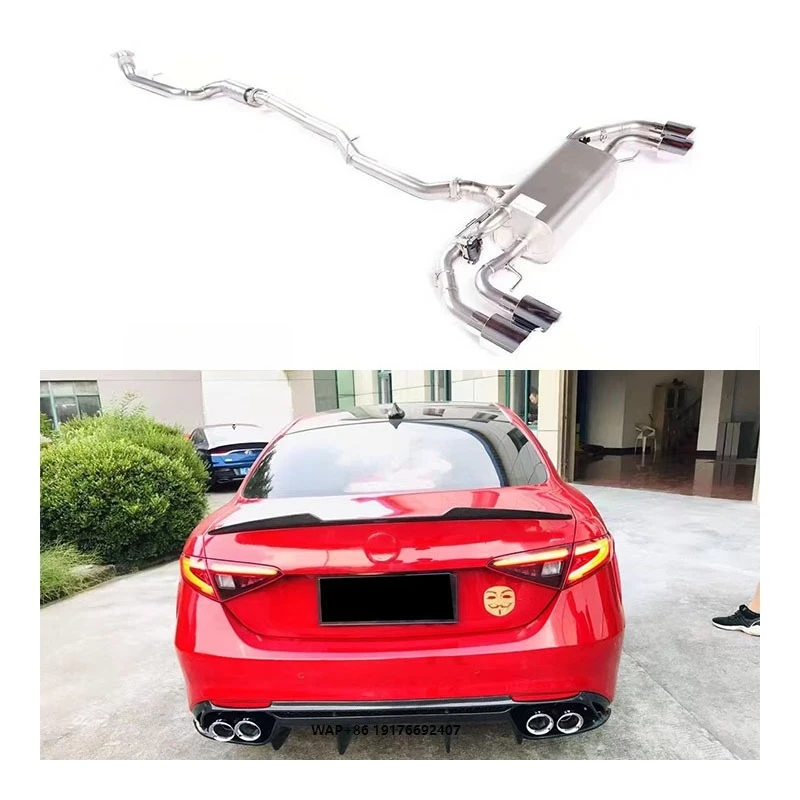 

2017 forAlfa Romeo Giulia 2.0T New High Quality Stainless Steel Titanium Alloy Electronic Exhaust Valve Pipe System Easy