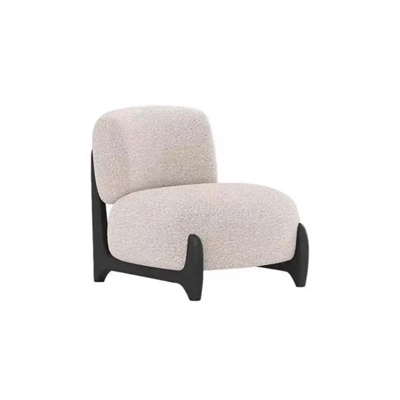 

Nordic wabi wind chair cute Internet celebrity with the same single floor lazy sofa chair solid wood modern simplicity