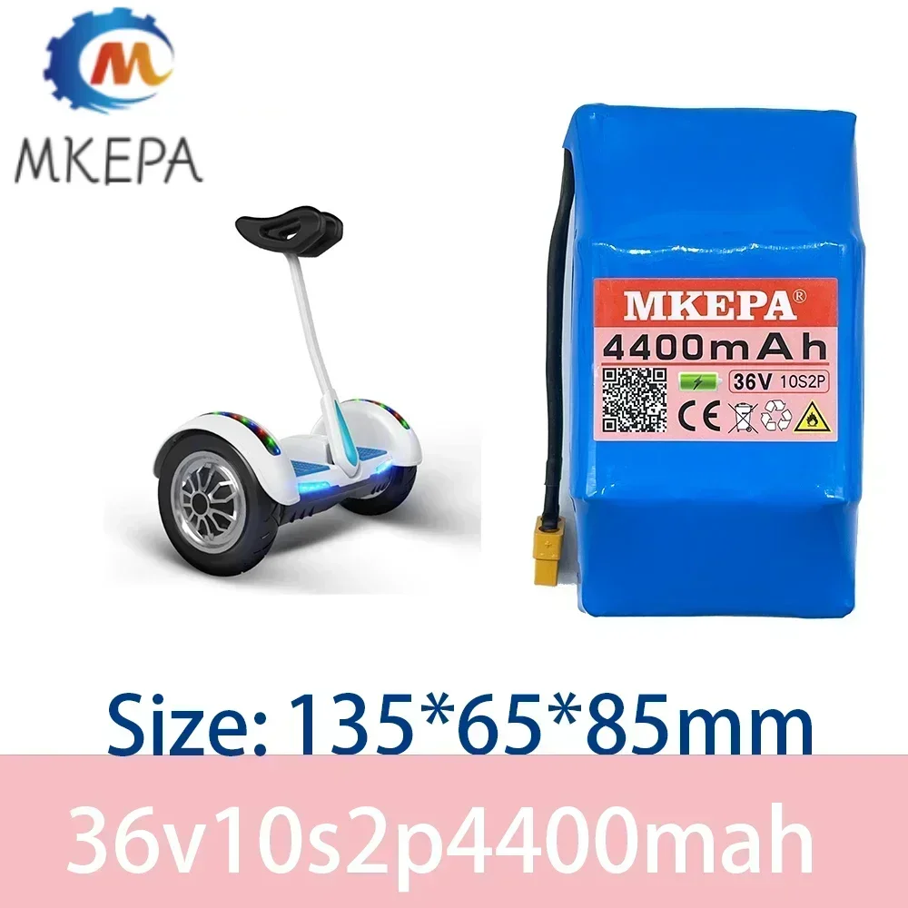 

Hover Board Battery 36v 10s2p 4400mAh Lithium Battery Pack for Electric Scooter Twist Car Batt 36v 4.4Ah Rechargeable Battery