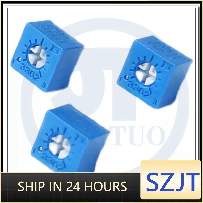 20pcs 3362P Series Resistance 201 102 103 202 502 103 203 Trimpo Trimmer Potentiometer 3362 500R 1K 2K 5K 10K 20K 50K 100K 1M