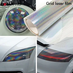 Headlight Tint Car Sticker 30x100cm Honeycomb Self Adhesive Vinyl Film Taillight Light Lamp Tinting Covers for Car Accessories