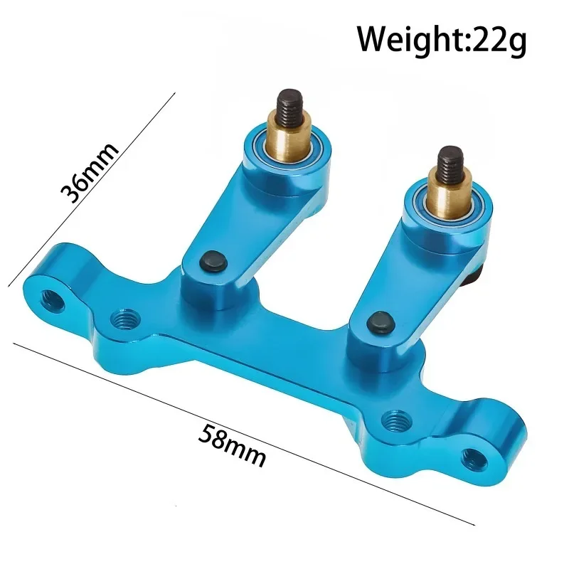 Racing RC Truck Car Steering Arms Steering Bridge Set for 1/10 Tamiya DT-04 Fighter NXGEN Upgrades Parts Accessories