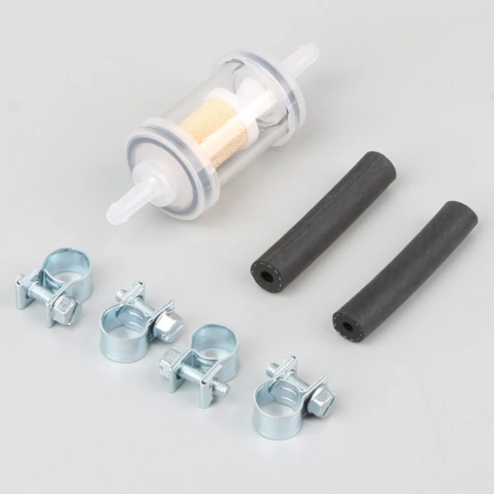 Pour les systèmes de carburant diesel Filtre à carburant transparent Élément filtrant en cuivre Inspection du système de carburant Compatible avec les systèmes de carburant diesel