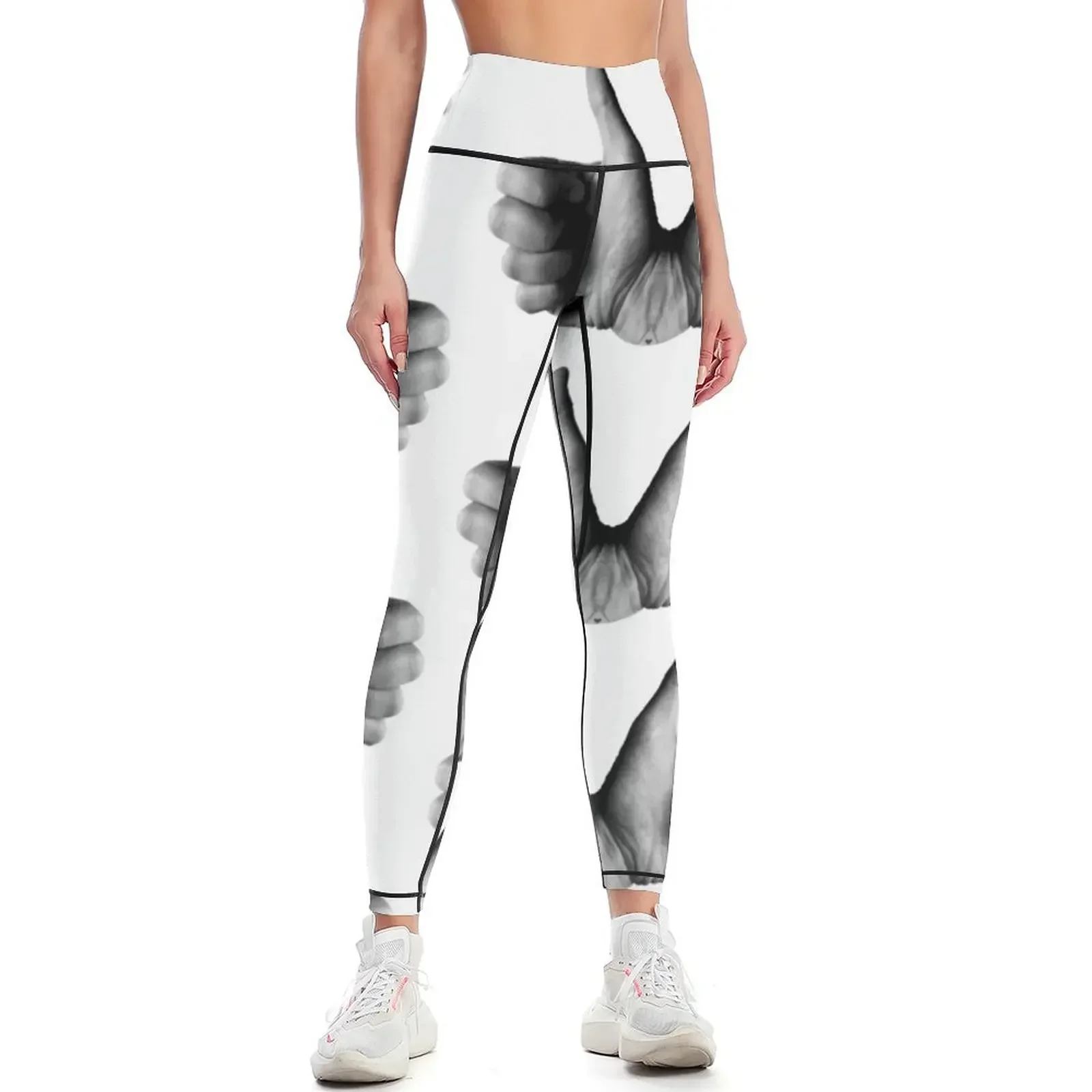 Thumbs up Specular Leggings for girls Women sportwear gym wear workout clothes for Womens Leggings
