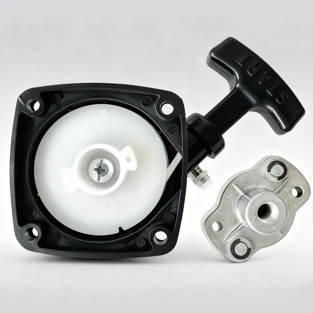 Replacement Starter with Pulley for Brush Cutter Hedge Trimmer-Compatible with 1E32F,1E40F-5,1E44F-5,TL43,TL52,CG430,CG520 Model