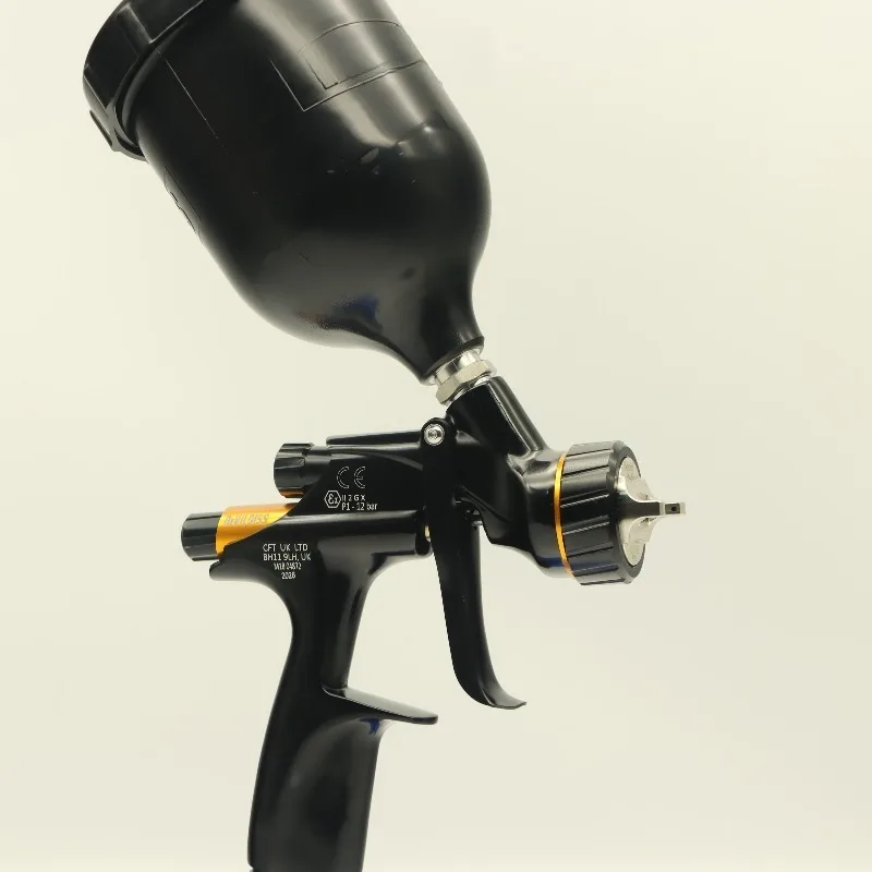 Automobile Spray Gun HVLP 600ml Cup DVl B1+ 1.3 Tip Primer Paint Guns for House Paint Cars Furniture Varnishes and Topcoats NEW image 5