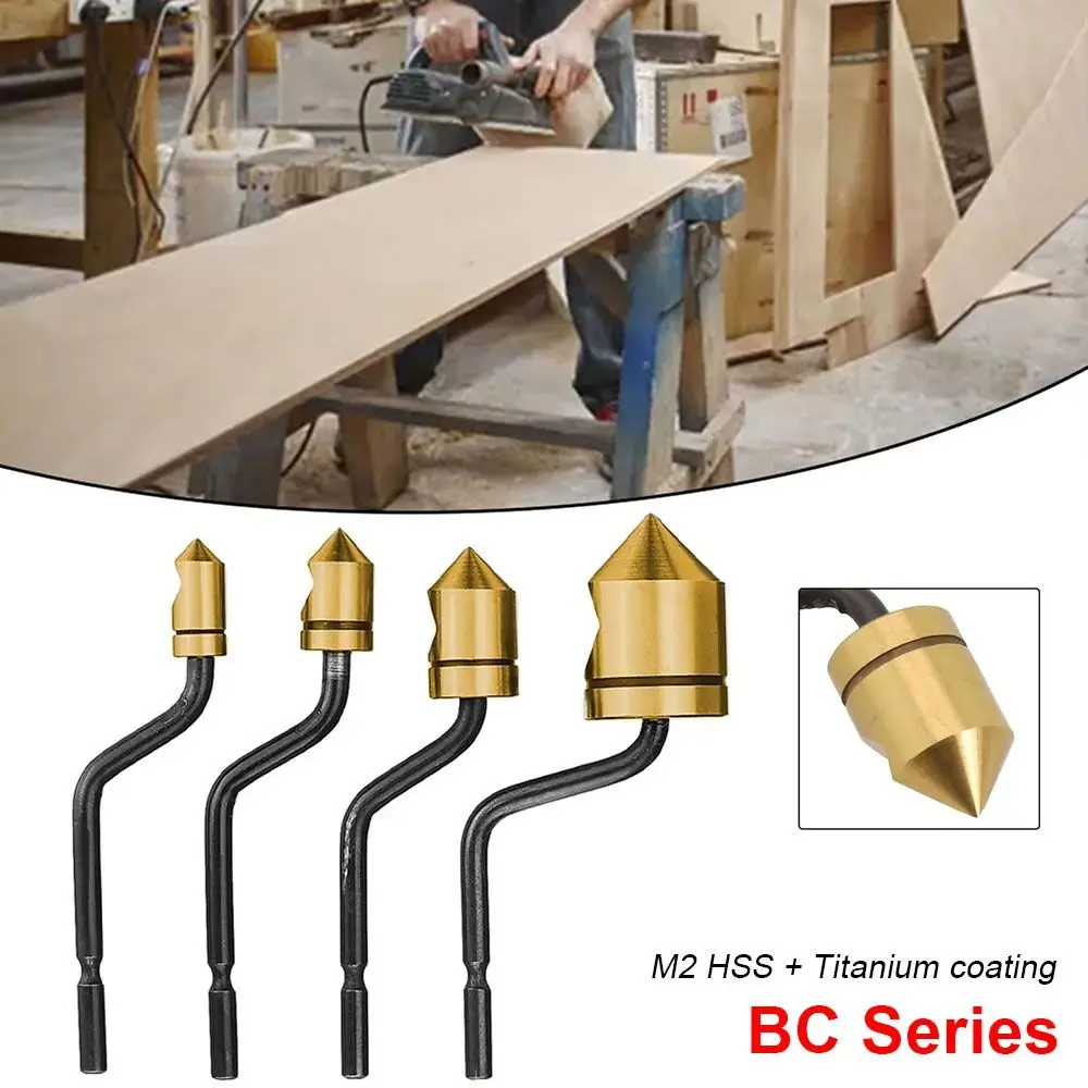 

1 шт., сверло с потайной головкой и титановым покрытием BC6301 BC8301 BC1041 BC1651 BC1251, вращающееся сверло для снятия заусенцев с зенковкой