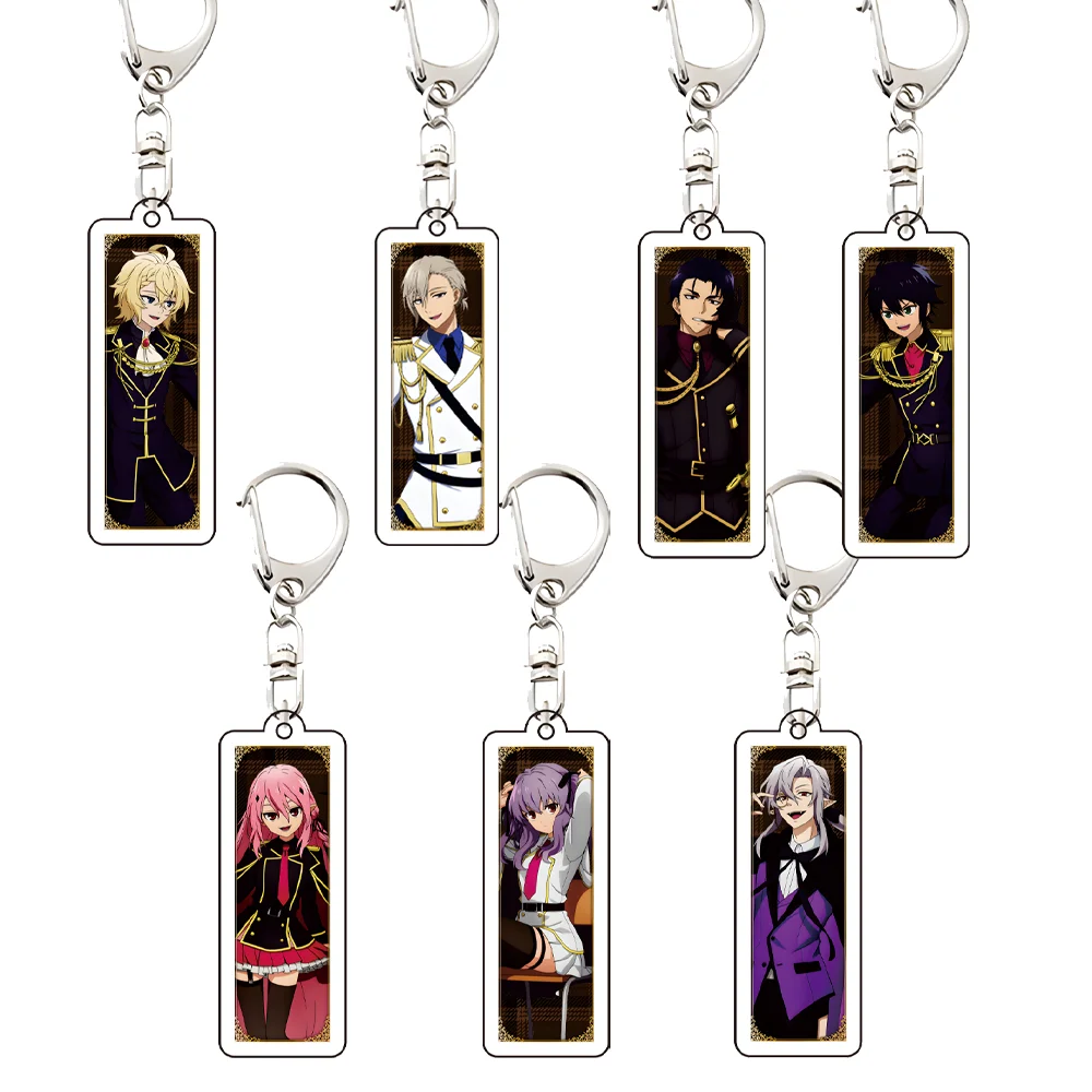 Cute Anime Seraph of the End acrylic stand figure Tsunayoshi Mukuro Hayato standing model decoration collectible