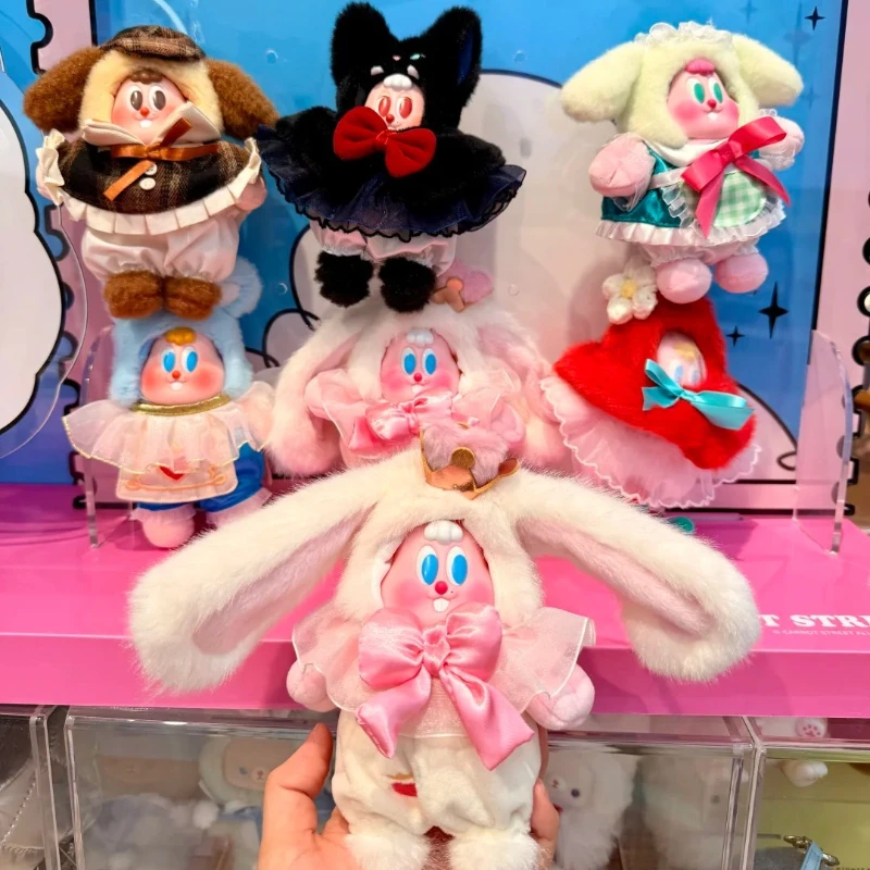 

Hot Carrot Street Fairy Tale Dream Series Blind Box Cute Bunny Anime Figures Toy Vinyl Plush Mystery Box Pendant Decor Girl Gift