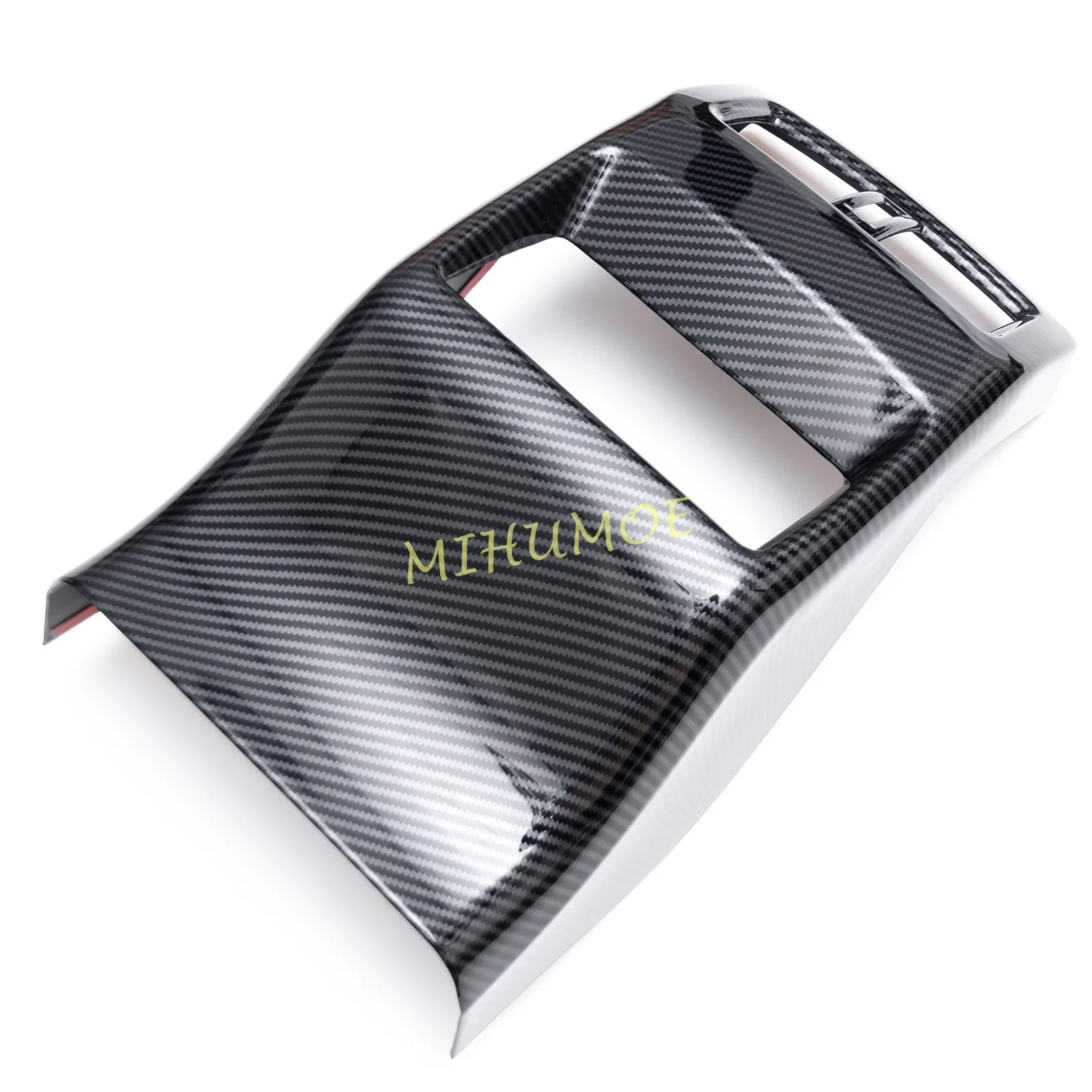 For Nissan Rogue X-Trail T33 2021-2023 Carbon Fiber Interior Rear Seat Armrest Air Vent Cover Overlay Accessories