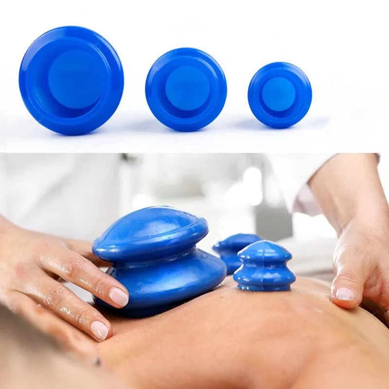 3Pcs Massage Anti Cellulite Vacuum Cupping Body Cupping Cups For Neck Back Massage Vacuum Cans Massager Suction Cup Treatments