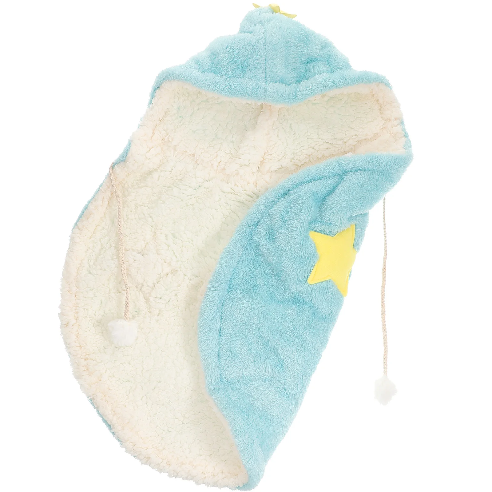 

Warm Pet Cape Cozy Winter Doggie Nightgown Sherpa Cat Jacket Gear Cloak Costume Hats Christmas Party Outdoors Activities