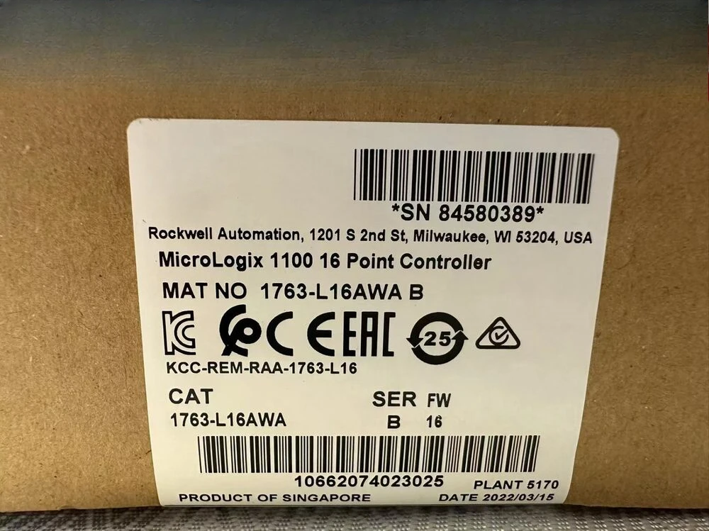 1763-L16AWA Novo MicroLogix1100 16 pontos 1763L16AWA-