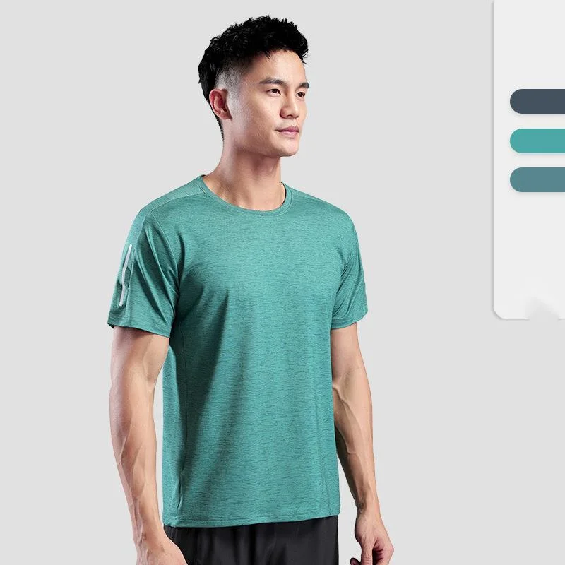 Men's T-shirts for Men Quick-Drying Tees Shirt Badminton Uniforms Table Tennis Clothing Printing T-shirts Boys Breathable Sport